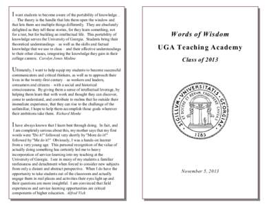 Alternative education / Critical pedagogy / Pedagogy / Project-based learning / Eleanor Duckworth / Education / Educational psychology / Philosophy of education