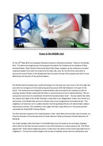 Arab citizens of Israel / Israeli people / Middle East / Palestinian people / Views on the Arab–Israeli conflict / Israeli–Palestinian conflict / Asia / Arab–Israeli conflict