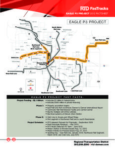 Colorado / Eagle P3 / FasTracks / Gold Line / Denver / Commuter rail in North America / Union Station / D Line / East Corridor / Transportation in the United States / Regional Transportation District / Transportation in Colorado