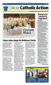 www.bismarckdiocese.com  VOL. 73 NO. 5 MAY 2014