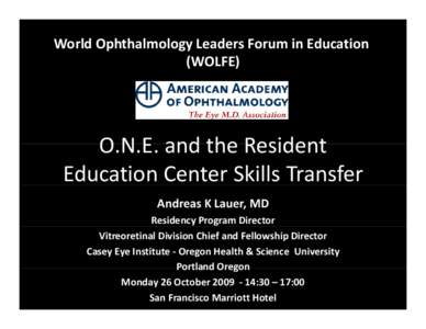 Wills Eye Institute / Medicine / Ophthalmology / Joint Commission on Allied Health Personnel in Ophthalmology