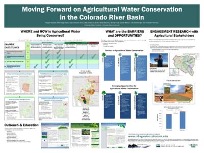 Geography of the United States / Geography of California / Agronomy / Natural environment / Waste reduction / Water conservation / Irrigation / Colorado River / Agriculture