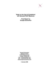 Markets in Financial Instruments Directive / Cost accounting / Business / Finance / Financial economics / Financial markets / European Union / Financial regulation