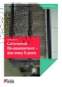 Commercial Gas Initial – due every 5 years final