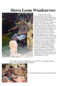 Sierra Leone Wood Carvers
