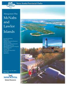 Nova Scotia Provincial Parks  Management Plan McNabs and