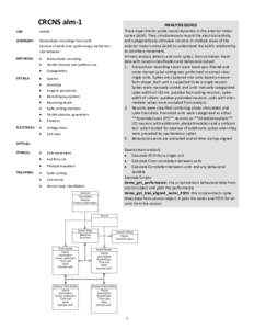 CRCNS alm-1 LAB: Janelia  SUMMARY: