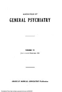 ARCHIVES OF  GENERAL PSYCHIATRY Downloaded From: http://archpsyc.jamanetwork.com/ on[removed]