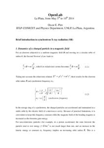 Undulator / Electron / Insertion device / Wiggler / Storage ring / Synchrotron radiation / Synchrotron light source / Physics / Particle accelerators / Quantum electrodynamics