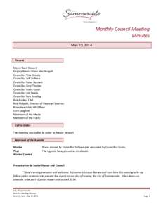 Microsoft Word - Monthly Meeting Minutes May 20, 2014a