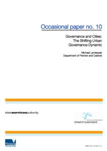 Education / Knowledge / Environmental social science / Organizational theory / Multi-level governance / Governance / Urban planning / Decentralization / Local government / Politics of Europe / International relations / Political science