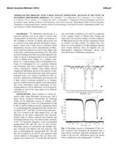 Crystallography / Mössbauer spectroscopy / Iron meteorite / Seymchan / Chondrite / Meteorite / Spectroscopy / Schreibersite / Sikhote-Alin meteorite / Meteorite types / Chemistry / Scientific method