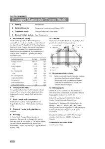 The Action Plan for Australian Birds 2000: Taxon Summary - Trumpet Manucode (Torres Strait)