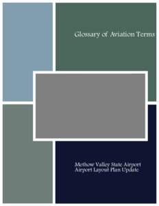 Glossary of Aviation Terms  Methow Valley State Airport Airport Layout Plan Update  Methow Valley State Airport