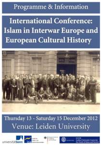 Contact information Leiden University Centre for the Study of Islam and Society (LUCIS) Address Telephone  Witte Singel 25 | Matthias de Vrieshof 4, room 0.11