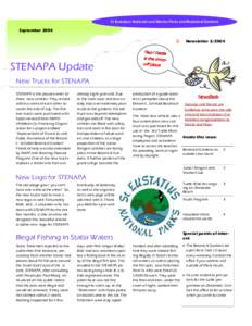 St Eustatius: National and Marine Parks and Botanical Gardens  September 2004 NewsletterSTENAPA Update
