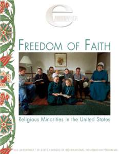 Religious persecution / Separation of church and state / Culture / American studies / Religious demographics / Diana L. Eck / Religious pluralism / Freedom of religion / Toleration / Religion / Religion and politics / Secularism