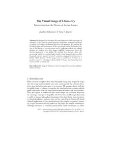 The Visual Image of Chemistry: Perspectives from the History of Art and Science