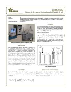 CNM-PNQ-1 Sistema de Referencia Nacional para la Medición de pH CENTRO NACIONAL DE METROLOGÍA  Unidad: