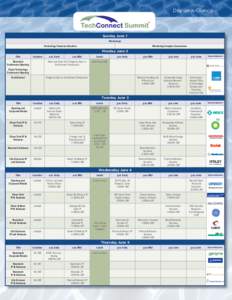 Day-at-a-Glance  Sunday June 1 Workshops Technology Commercialization