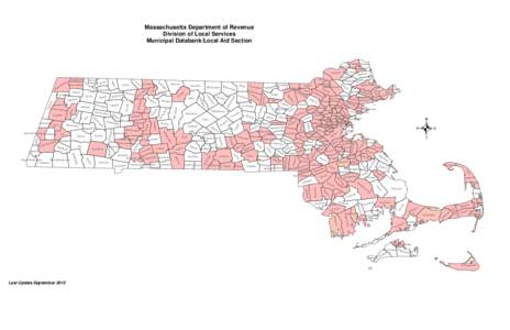 Massachusetts Department of Revenue Division of Local Services Municipal Databank/Local Aid Section Shirley