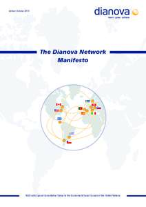 Edition: OctoberThe Dianova Network Manifesto  NGO with Special Consultative Status to the Economic & Social Council of the United Nations