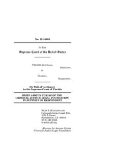 Capital punishment in Virginia / Mental retardation / Mitigating factor / Roper v. Simmons / Amicus curiae / Penry v. Lynaugh / Case citation / Gregg v. Georgia / Attendant circumstance / Law / Criminal law / Atkins v. Virginia