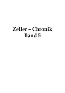 Zeller – Chronik Band 5