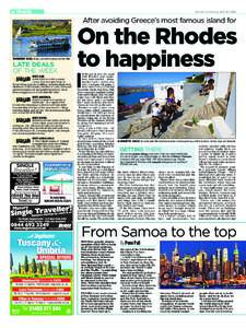 52  TRAVEL The Mail on Sunday July 6 • 2014