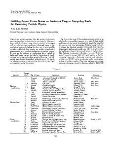 United States Department of Energy National Laboratories / Brookhaven National Laboratory / Education in Hamburg / ISABELLE / Intersecting Storage Rings / Particle physics / Linear particle accelerator / SLAC National Accelerator Laboratory / Storage ring / Physics / Particle accelerators / CERN