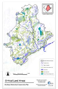 Location in Monroe County  Brodhead Watershed Boundary Brodhead Creek Major Tributaries Natural Areas Inventory Site