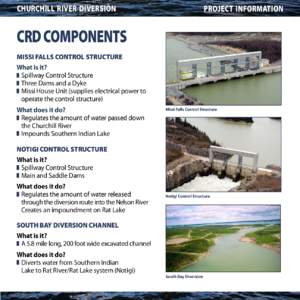 Churchill River Diversion Open House Presentation December 2009