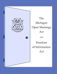 The Michigan Open Meetings Act and