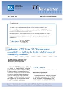 International Electrotechnical Commission No. 5 - October 1998