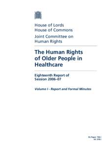 National human rights institutions / Abuse / Culture / Economics / Human rights / Law / Dignity / The Care Commission / Equality and Human Rights Commission / Government / Ethics / United Kingdom