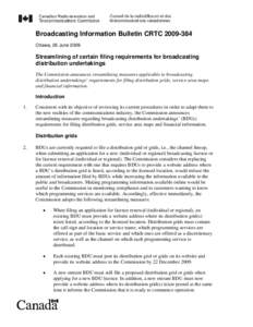 Broadcasting Circular CRTC 200x-xxx