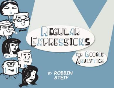 Regular Expressions for Google Analytics