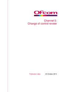 C5 Change of Control Review 2014