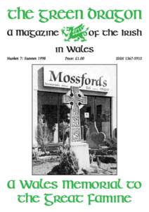 THE GREEN DRAGON  = in Wales  A Magazine