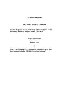 Geophysics / Meteorology / Radar / Satellite navigation systems / Avionics / Interferometric synthetic aperture radar / Synthetic aperture radar / Space weather / Ionosphere / Technology / Geodesy / GPS