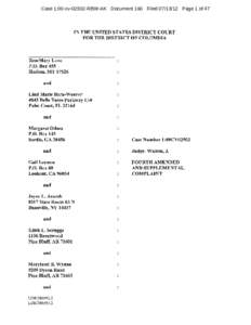 Case 1:00-cvRBW-AK Document 160 FiledPage 1 of 47  Case 1:00-cvRBW-AK Document 160 FiledPage 2 of 47 Case 1:00-cvRBW-AK Document 160 FiledPage 3 of 47