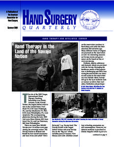 A Publication of the American Association for Hand Surgery Summer 2004