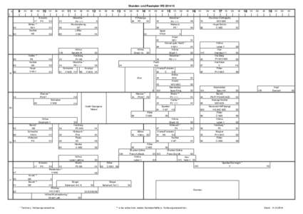 Stunden- und Raumplan WS[removed]h