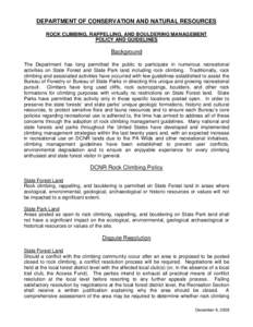 Microsoft Word - DCNR_Rock_Climbing_Rappelling_Bouldering_Management_Policy…