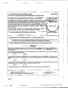 FORMCIQ  CONFLICT OF INTEREST QUESTIONNAIRE For vendor or other person doing business with local governmental entity Thle quesdonnalrv refiKts chanaea made to thlllaw by H.B. 1491, 80th Leg., Regular S.••lon.