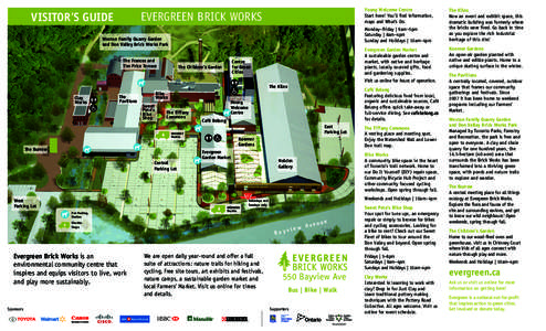 Young Welcome Centre Start here! You’ll find information, maps and What’s On. EVERGREEN BRICK WORKS
