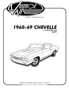 an ISO 9001: 2000 Registered Company[removed]CHEVELLE w/ FACTORY AIR[removed]