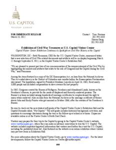 FOR IMMEDIATE RELEASE March 23, 2012 Contact: Tom Fontana[removed]Sharon Gang