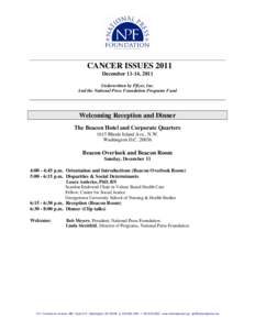 Georgetown University Hospital / Cancer organizations / NCI-designated Cancer Center / Connecticut Avenue / NPF