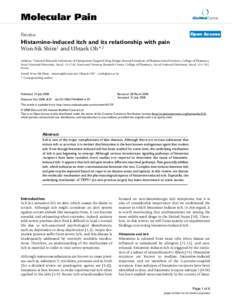 Imidazoles / Ion channels / G protein coupled receptors / Neurotransmitters / Organochlorides / Itch / Histamine / H1 antagonist / TRPV1 / Chemistry / Biology / Neurochemistry